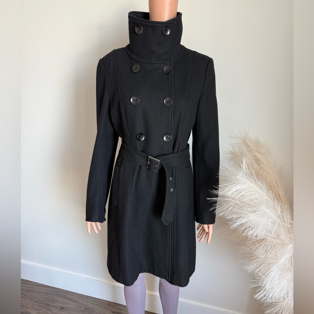 Guess double breasted coat with belt